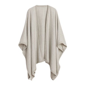 Cuyana Baby Alpaca Square Edge Cape Pullover Damen Hellgrau | BLE443HP