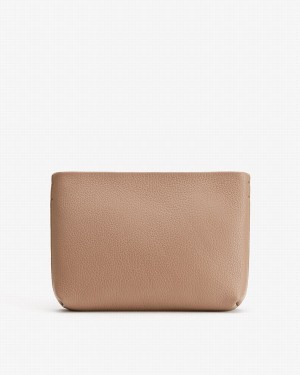 Cuyana Mini Reißverschluss Beuteltasche Damen Khaki | LDB2141JJ