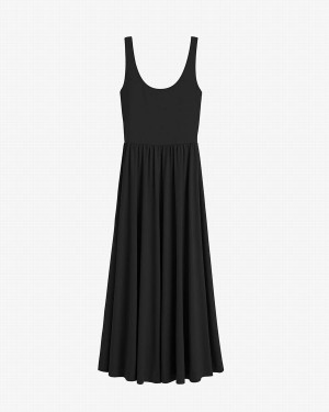 Cuyana Scoop Neck Kleid Damen Schwarz | YRJ190PR