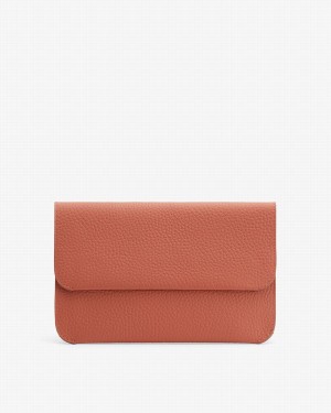 Cuyana System Flap Unterarmtasche-Taschen Damen Rot Braun | SGL1725MA