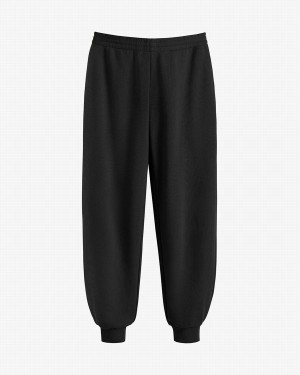 Cuyana Terry Sculpted Jogginghose Damen Schwarz | XKE1372PF