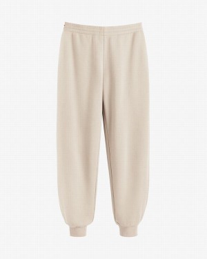 Cuyana Terry Sculpted Jogginghose Damen Weiß Weiß | EBF685AP