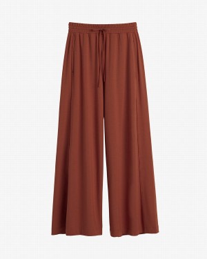 Cuyana Weite-Leg Drawstring Hose Damen Rot | GQA9186NY