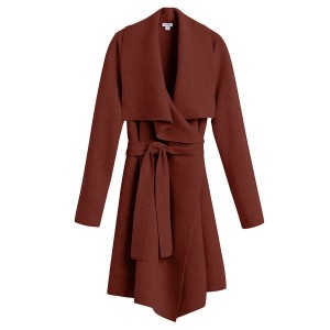 Cuyana Wolle Cashmere Kurzes Wrap Mäntel Damen Rot | MQG3946WU