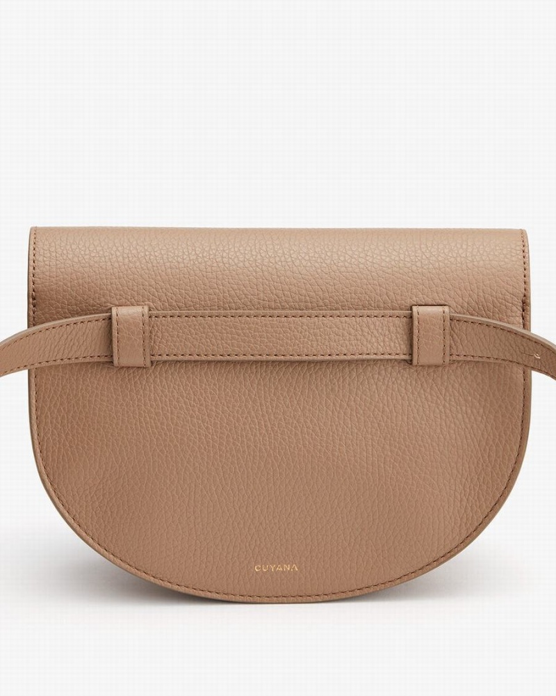 Cuyana Double Moon Gürteltasche Damen Khaki | CIW4380GQ