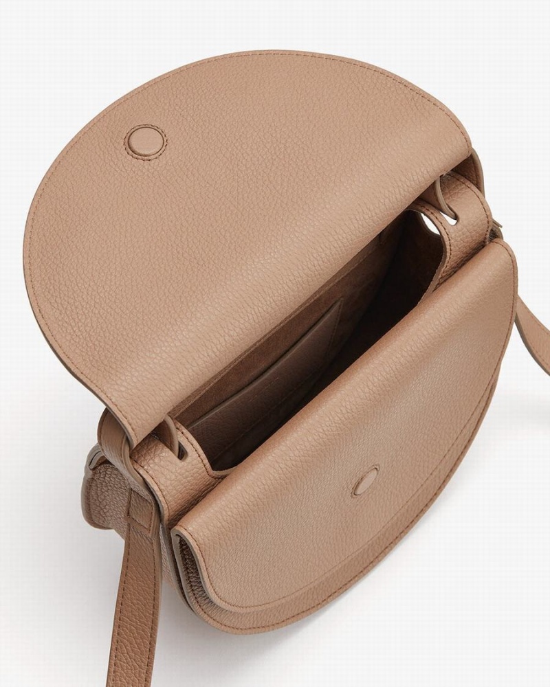 Cuyana Double Moon Satteltaschen Damen Khaki | PRP6872FT