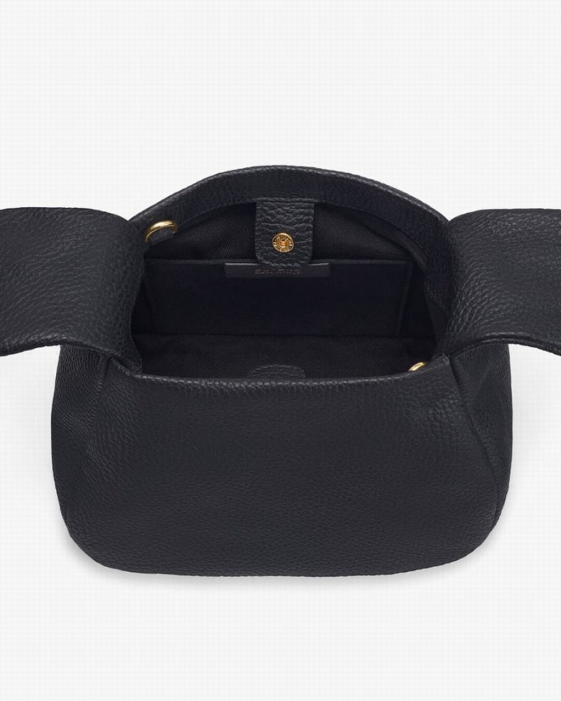 Cuyana Mini Bow Schultertaschen Damen Schwarz | OMY6595IH