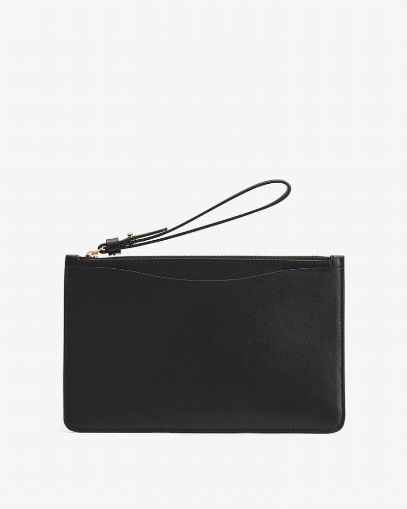 Cuyana Slim Wristlet Geldbörse Damen Schwarz | PJU6641KX