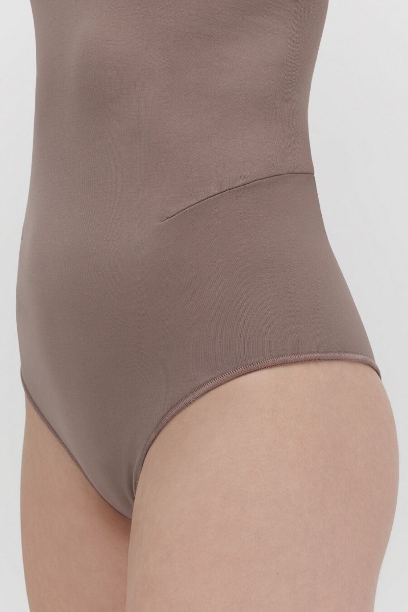 Cuyana Stretch Badeanzüge Damen Hellbraun | MHB186PJ