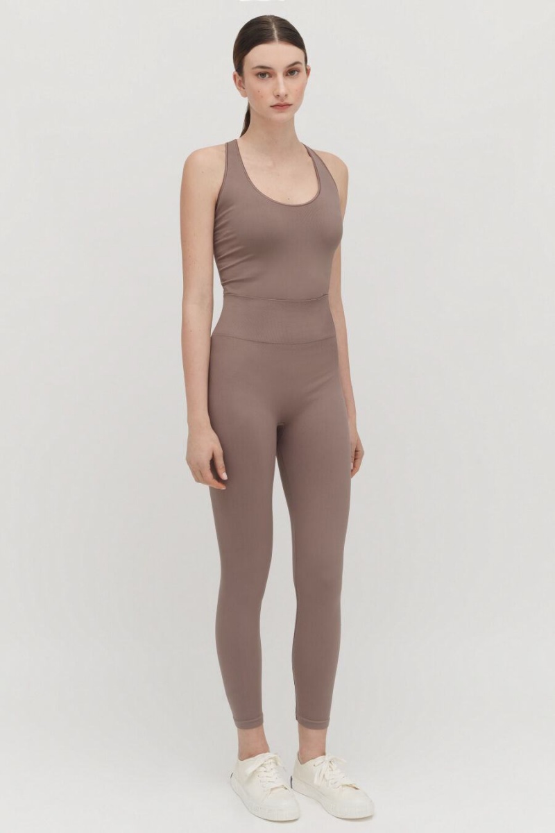 Cuyana Stretch Badeanzüge Damen Hellbraun | MHB186PJ