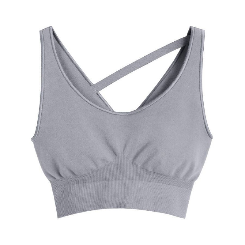 Cuyana Stretch Kurz Geschnittene Oberteile Damen Grau | KPB661QP