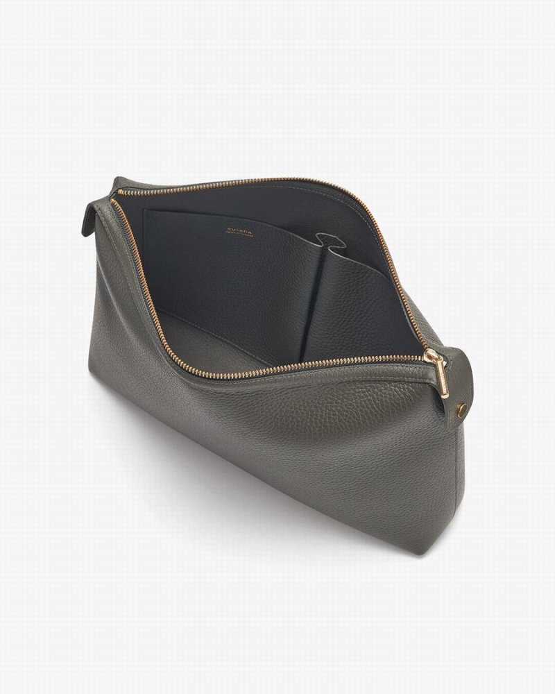 Cuyana System Insert Beuteltasche Damen Dunkelgrün | MBX153YR