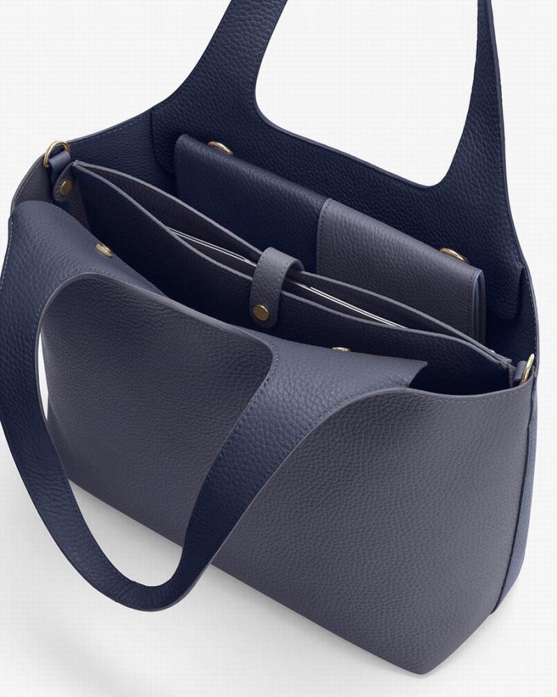 Cuyana System Laptoptaschen Damen Navy | NQS7427DM