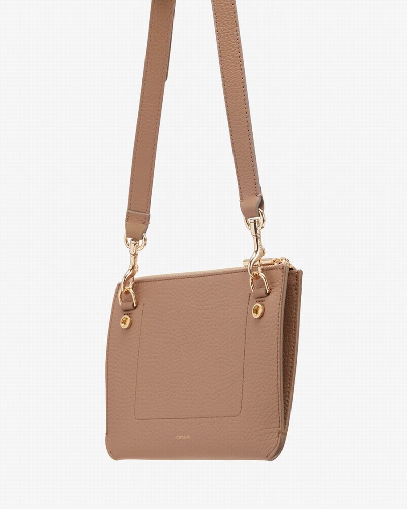 Cuyana System Reißverschluss Beuteltasche Damen Khaki | LXK3682SC