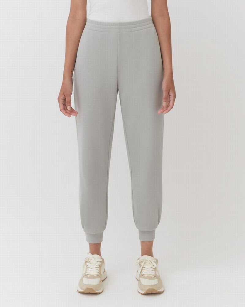 Cuyana Terry Sculpted Jogginghose Damen Grau | EWV2158WF